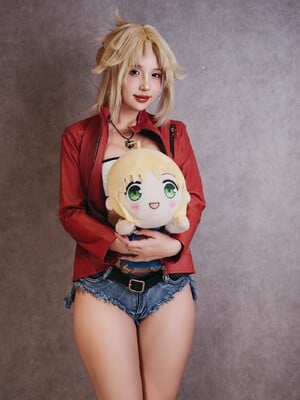 Puypuy プィプィ (Puypuychan) cosplay Mordred - FateGrand Order_094