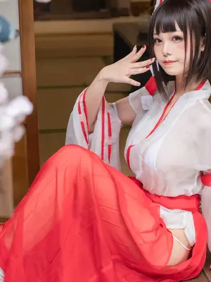 蜜汁猫裘 - 巫女_09