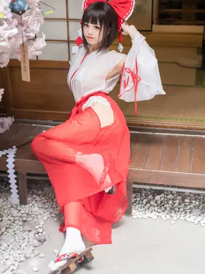 蜜汁猫裘 - 巫女_06