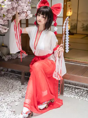 蜜汁猫裘 - 巫女_04