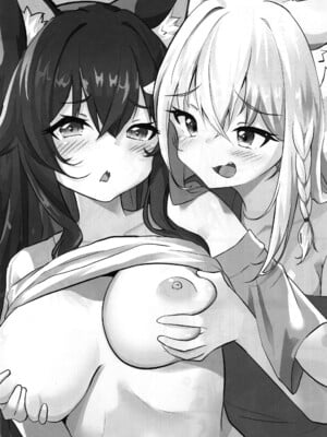 (ホロクル7th) [愛狐堂 (ほーさく)] フブミオイチャらぶっくす (白上フブキ, 大神ミオ)_03