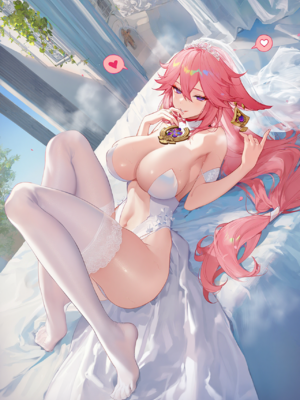 [AI Generated] [Coolsummer] Yae Wedding [Patreon](原神)_007_0_7