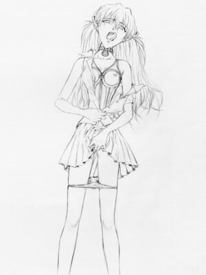 [Krutta Fan (Krutta)] Evangelion Pencil Sketches_524364_Asuka_Langley_Sohryu_Neon_Genesis_Evangelion