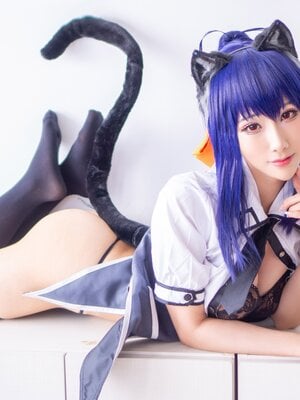 Hana Bunny & Hane Ame 雨波 - DXD Rias+Akeno_011