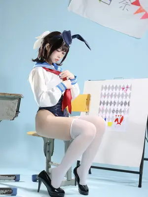 ［G44不会受伤］水手服兔女郎_17