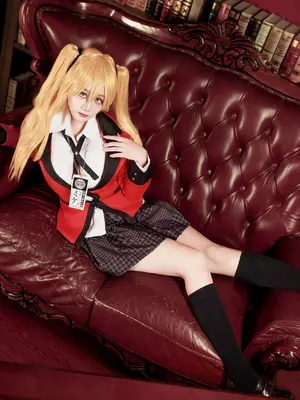 阿雪雪 - 狂赌之渊 早乙女芽亚里 制服_04