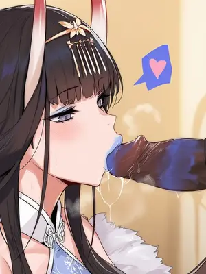 【ABYSOTH】Noshiro BBC blue lips oral [AI Generated]_a_089