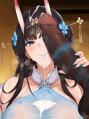 【ABYSOTH】Noshiro BBC blue lips oral [AI Generated]_d_011