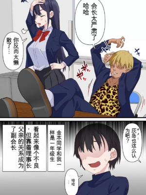 [白猫屋] 催眠チャラ男と寝取られ生徒会1~2 [中国翻訳][薄碼]_011