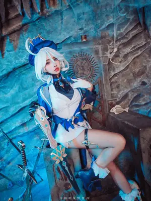 慕慕Momo - 原神 芙宁娜 Hentai Comics