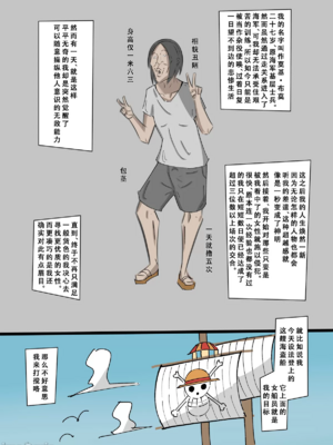 [無敵キモ男ファンクラブ (絵描き外国人)]ワンピ×無敵キモ男 ①~③(ワンピース)[中国翻訳][疏碼][天煌汉化组]_002