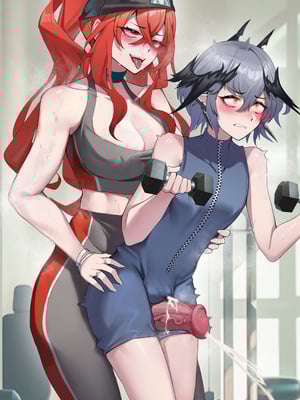 [HANEE] Logos' gym adventure ｜ 小逻的健身房奇遇(Arknights)_12_mrla