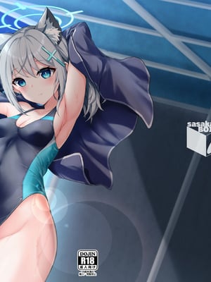 [笹かまボックス (流宮いささ)] プールサイドログ：砂狼 (ブルーアーカイブ) [中国翻訳] [DL版]