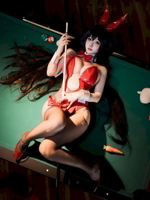 Rioko凉凉子 - 碧蓝航线 大凤 桌球兔女郎_12