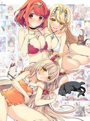 [わつき屋 (わつきるみ、結城成)] RE：COLORS!#06 キラキラkawaii! ブレイド大集合♪ (ゼノブレイドシリーズ) [DL版]_03_yerg